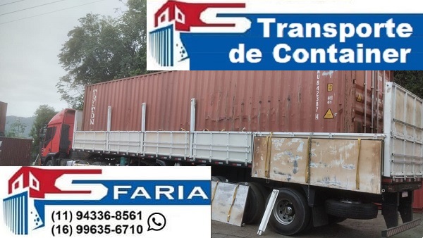 Transporte de container Santos SP