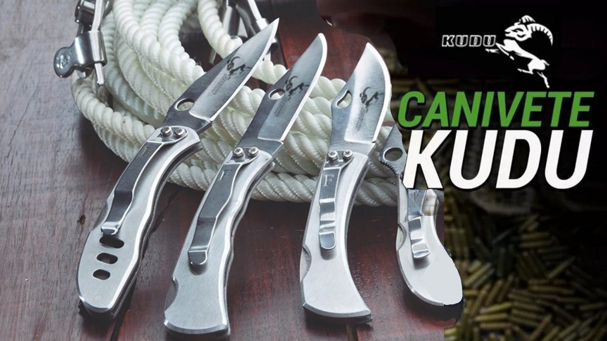 Canivete Kudu é incrivelmente leve