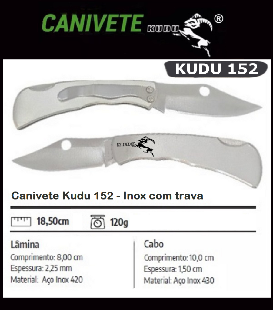 Canivete Kudu 152