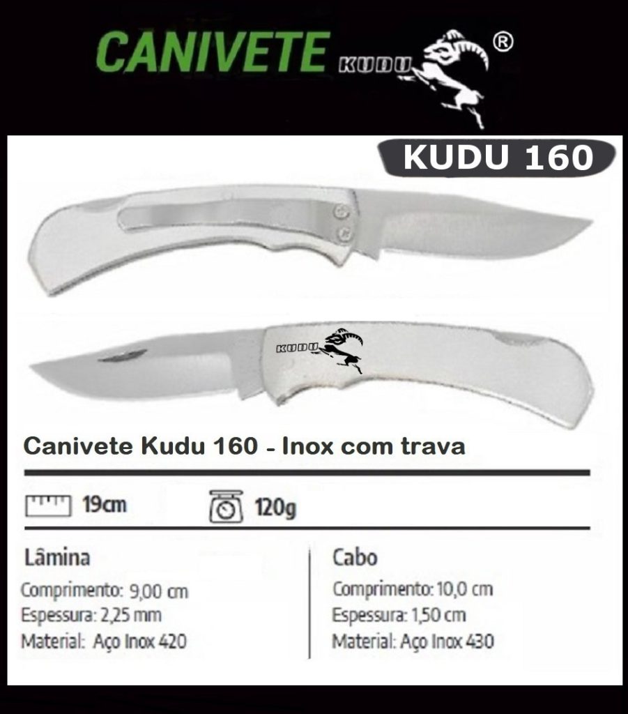Canivete Kudu 160